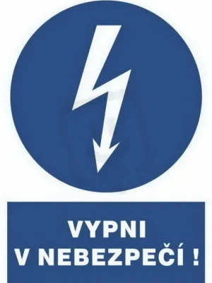 Vypni v nebezpečí, fólie 105x74, 2.21-01.SB Koupit Online