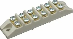 SEZ-CZ 6314-14 MP Přístrojová svorkovnice keramická 6x4mm Horká Nabídka