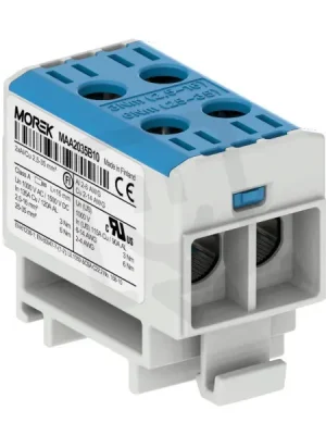 Finální Výprodej Univerzální řadová svorka OTL 35-2xAl/Cu 2,5-35mm2 1000V modrá MOREK MAA2035B10