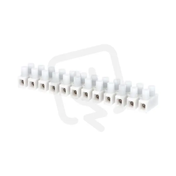 Přístrojová svorkovnice PA10PS, 12x1÷6mm2, T85, PP, bílá ELEMAN 1101041 Nová Kolekce