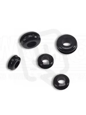 WAPRO POM-0705 průchodka, otvoru 7,2 mm/kabel 5,0 mm,otevřená,měkčené PVC Značkový