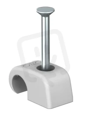 Top Prodej OBO 2025 25 LGR Příchytka Haft-Clip, 4-7mm, L25, světle šedá Polypropylén, PP