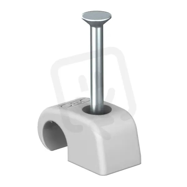 Top Prodej OBO 2025 25 LGR Příchytka Haft-Clip, 4-7mm, L25, světle šedá Polypropylén, PP