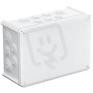 Nejlepší Volba OBO T 350 Odbočná hranatá krabice s vývody 285x201x120 světle šedá PP/GF