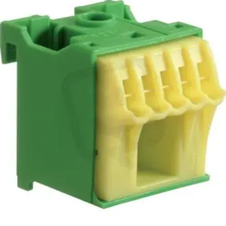 Koupit Online QuickConnect bezšroubový blok PE, zelený, 6 svorek, 1x25+5x4mm2, šíře 30mm KN06E
