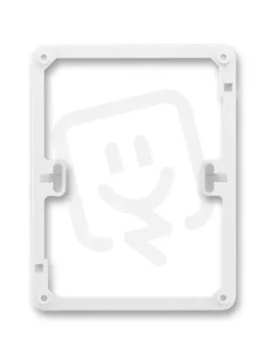 Rychlé Dodání Distanční rámeček ABB CLASSIC/SWING pod dvojzásuvku, jasně bílá 5914-0169 B1