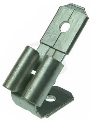 PKRC 68 C Plochý rozvaděč mosazný, cínovaný 6,3x0,8mm (PK-R608C-V) Autentický
