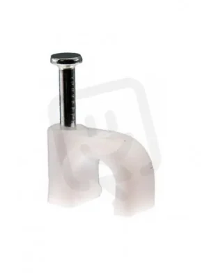 Akce Příchytka kabelová s hřebíkem, 4-6mm, bílá MALPRO 8264