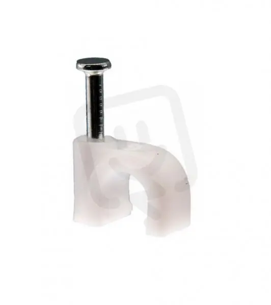 Akce Příchytka kabelová s hřebíkem, 4-6mm, bílá MALPRO 8264
