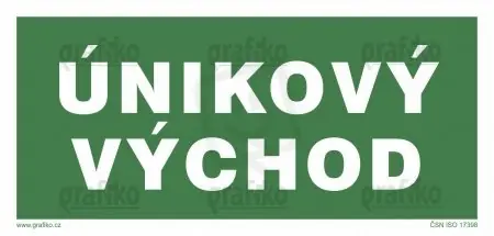 Grafiko 4.7810.SS Nálepka Únikový východ 100x200 Hit Sezóny