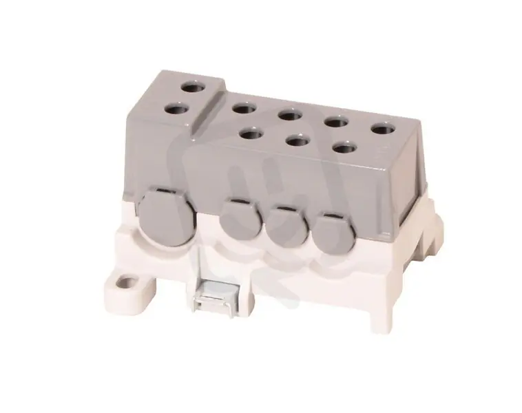 Blok pro rozdělení fází PVBS 250-7 1pól. AL/CU 250A 690V šedý na DIN/panel Hit Sezóny