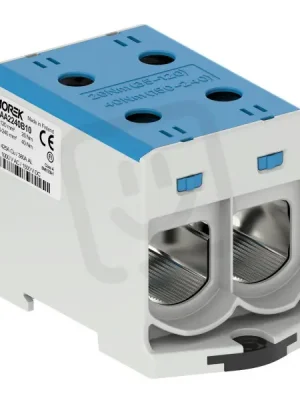 Akce Univerzální řadová svorka OTL 240-2xAl/Cu 35-240mm2 1000V modrá MOREK MAA2240B10