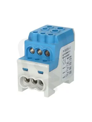 Blok pro rozdělení fází UVB 200 N 1pól. 200A AL/CU 1000V modrý na DIN 1003208 Ihned K Objednání
