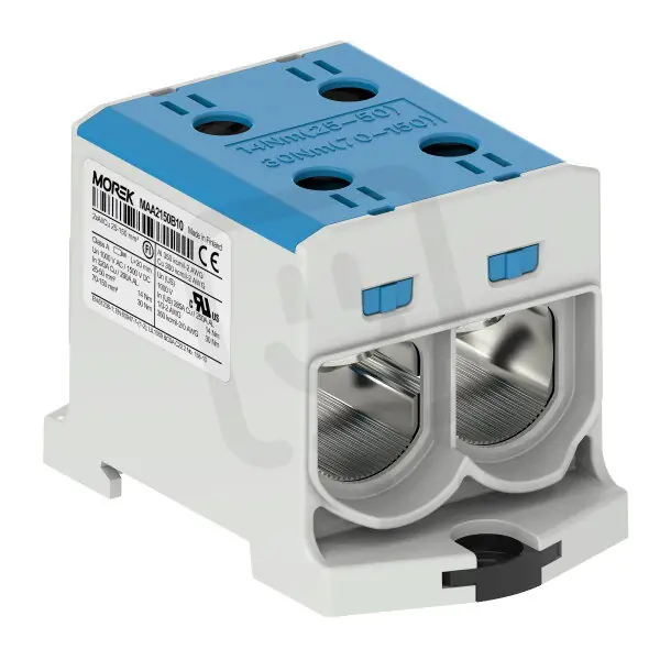 Univerzální řadová svorka OTL 150-2xAl/Cu 25-150mm2 1000V modrá MOREK MAA2150B10 Levný