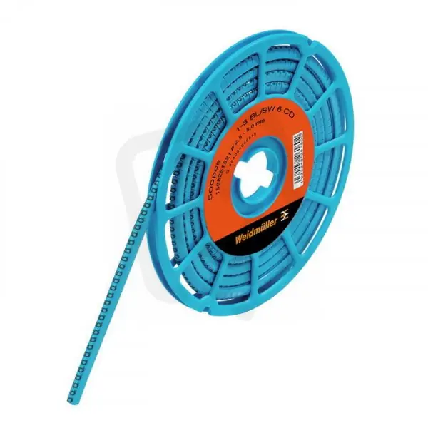 Značení vodičů CableLine CLI C 1-3 BL/WS 6 CD WEIDMÜLLER 1568251521 Pouze Dnes