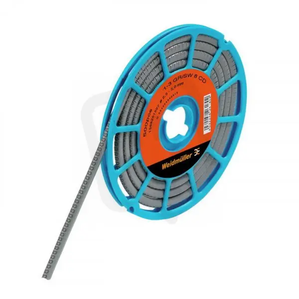 Objednat Nyní Značení vodičů CableLine CLI C 1-3 GR/SW 8 CD WEIDMÜLLER 1568251527