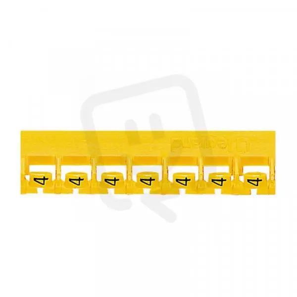 MEMOCAB ČÍSLICE 4 DÉLKA.2,3MM ŽLUTÁ LEGRAND 037806 Levný