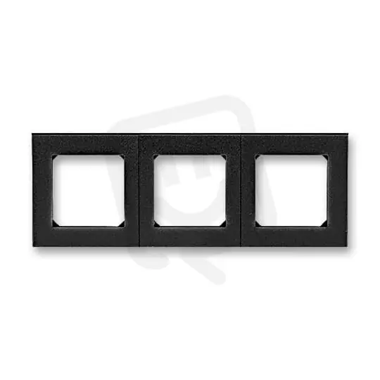 Horká Nabídka Trojrámeček ABB LEVIT M onyx/kouřová černá 3901H-A05030 63