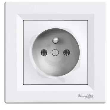 Autentický ASFORA Zásuvka 2P+PE 250V 16A, bílá SCHNEIDER EPH2800121
