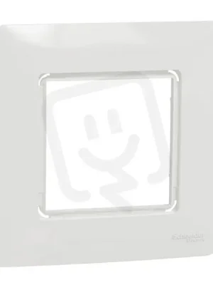 Nejlepší Volba Rámeček NOVÁ UNICA STUDIO OUTLINE jednonásobný, Bílý SCHNEIDER NU230218