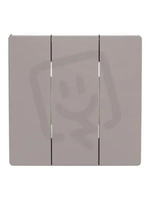 Kryt spínače ABB ZONI trojnásobného greige 3559T-A00666 244 Nízká Cena