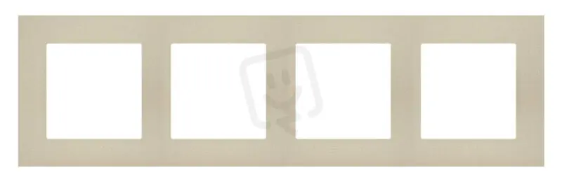 Rámeček 4 násobný champagne matná KONTAKT SIMON TR4/144 Výhodná Nabídka