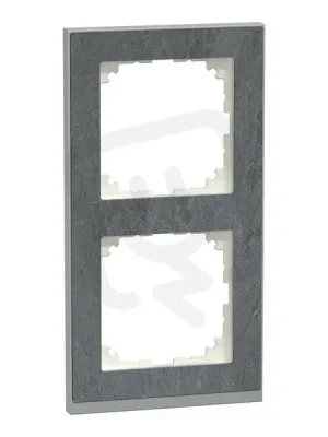 Objednat Nyní Krycí rámeček, Merten M-Pure Decor, dvojnásobný, Slate SCHNEIDER MEG4020-3669