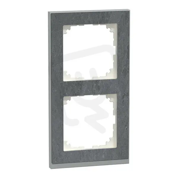 Objednat Nyní Krycí rámeček, Merten M-Pure Decor, dvojnásobný, Slate SCHNEIDER MEG4020-3669