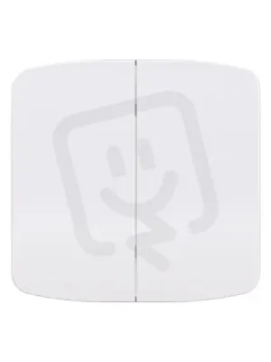 Levný Kryt dělený ABB TANGO pro smart switch bílá 6221A-A01010 B