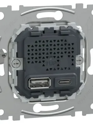Výhodná Nabídka Mechanizmus rychlonabíječky, Merten, USB A+C, 21W SCHNEIDER MEG4366-0140