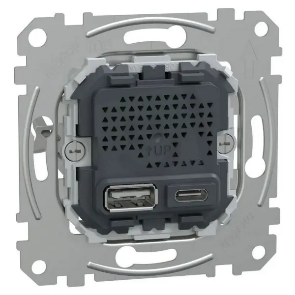 Výhodná Nabídka Mechanizmus rychlonabíječky, Merten, USB A+C, 21W SCHNEIDER MEG4366-0140