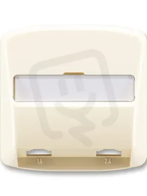 Kryt dvojzásuvky telefonní (pro přístroj 5013U) 5013A-A00215 C slonová Tango ABB Akce