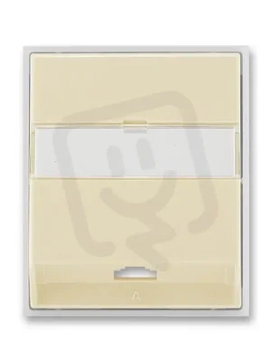 Kryt zásuvky telefonní 5013E-A00213 21 slonová kost/led. bílá Element ABB Nejlepší Volba
