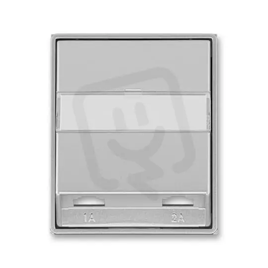 Kryt dvojzásuvky telefonní pro přístroj 5013U 5013E-A00215 08 titanová Time ABB Vysoce Kvalitní