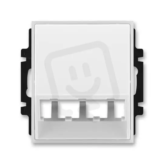 Levný Kryt komunikační zásuvky ABB ELEMENT/TIME Panduit bílá/led. bílá 5014E-A00400 01