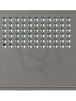 Aktuální KRYT PRO ZÁKLADNÍ AUDIO JEDNOTKU 351000, BEZ TLAČÍTEK, ROBUR BTICINO 351005