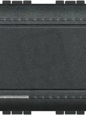 BTICINO LIVINGLIGHT KŘÍŽOVÝ PŘEPÍNAČ Č7 2MODULOVÝ ANTRACIT L4004M2N Sleva