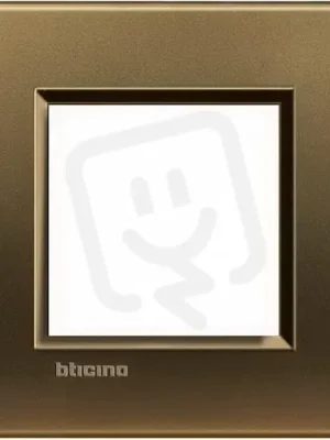 Nízká Cena BTICINO LIVINGLIGHT RÁMEČEK HRANATÝ 2MODULOVÝ BRONZ LNA4802BZ
