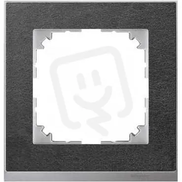 Časově Omezené Merten Rámeček jednonásobný M-Pure Decor, Slate/Aluminium SCHNEIDER MTN4010-3669