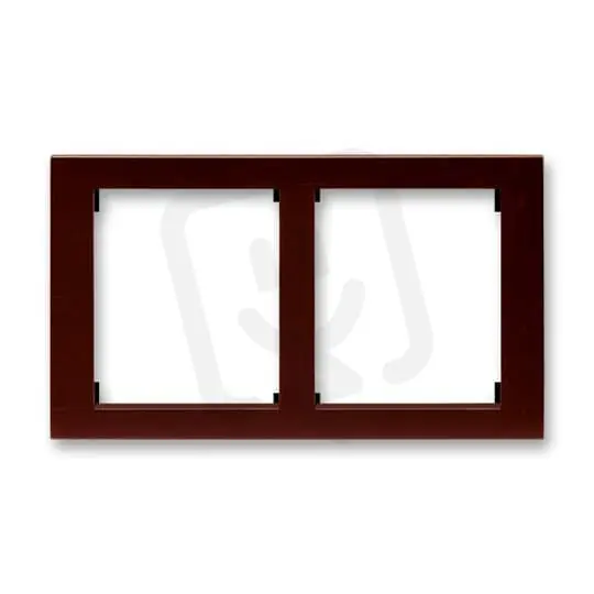 Objednat Nyní Dvojrámeček ABB TIME ARBO vodorovný wenge 3901F-A50120 54J