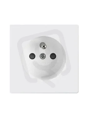 ABB FUTURE LINEAR,SOLO Zásuvka s ochr. kolíkem studio bílá 5519B-A0235784 Speciální Cena