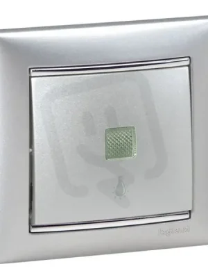 VALENA TLAČÍTKO SIGNALIZAČNÍ SVĚTLO HLINÍK LEGRAND 770113 Originální