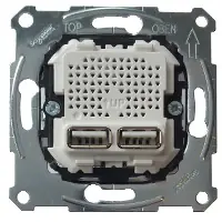 Výprodej Merten Mechanismus nabíjecího 2xUSB 2.1A SCHNEIDER MTN4366-0100