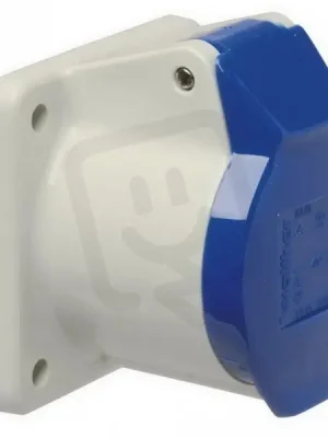 Horká Nabídka Vestavná zásuvka 16A 4P 400V 6h IP44, přímá WALTHER 410406