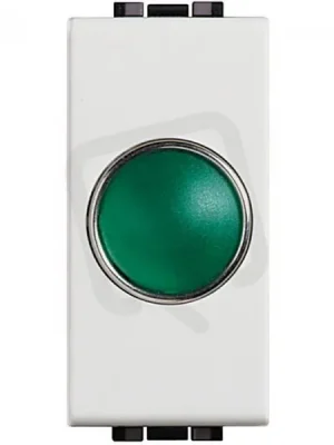 Novinka BTICINO LIVINGLIGHT SIGNÁLKA ZELENÁ 1MODULOVÁ N4371V