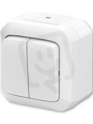 Odeslání Ihned Sériový přepínač ABB VARIANT řazení 5, IP44, bezšr. sv., bílá 3559N-C05510 B