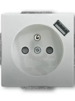 Nízká Cena ABB Future linear Zásuvka s kolíkem s USB ušlechtilá ocel 20 MUCBUSB-866-500