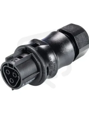 Ověřený zásuvka na kabel gesis RST, 3-pól, průchodka 6-10mm, šroubové svorky, černá