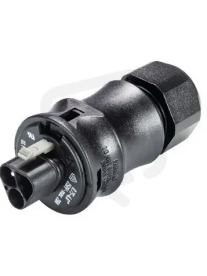 Aktuální vidlice na kabel gesis RST, 3-pól, průchodka 10-14mm, šroubové svorky, černá
