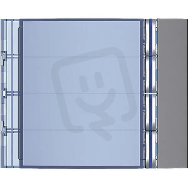 BTICINOKRYT PRO TLAČÍTKOVÝ MODUL 352000, 4 TLAČÍTKA, OCEL 352043 Časově Omezené